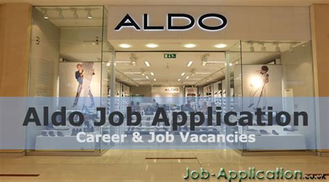 aldo careers application.